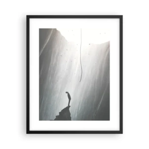 Affisch i svart ram - Det finns alltid en väg ut - 40x50 cm