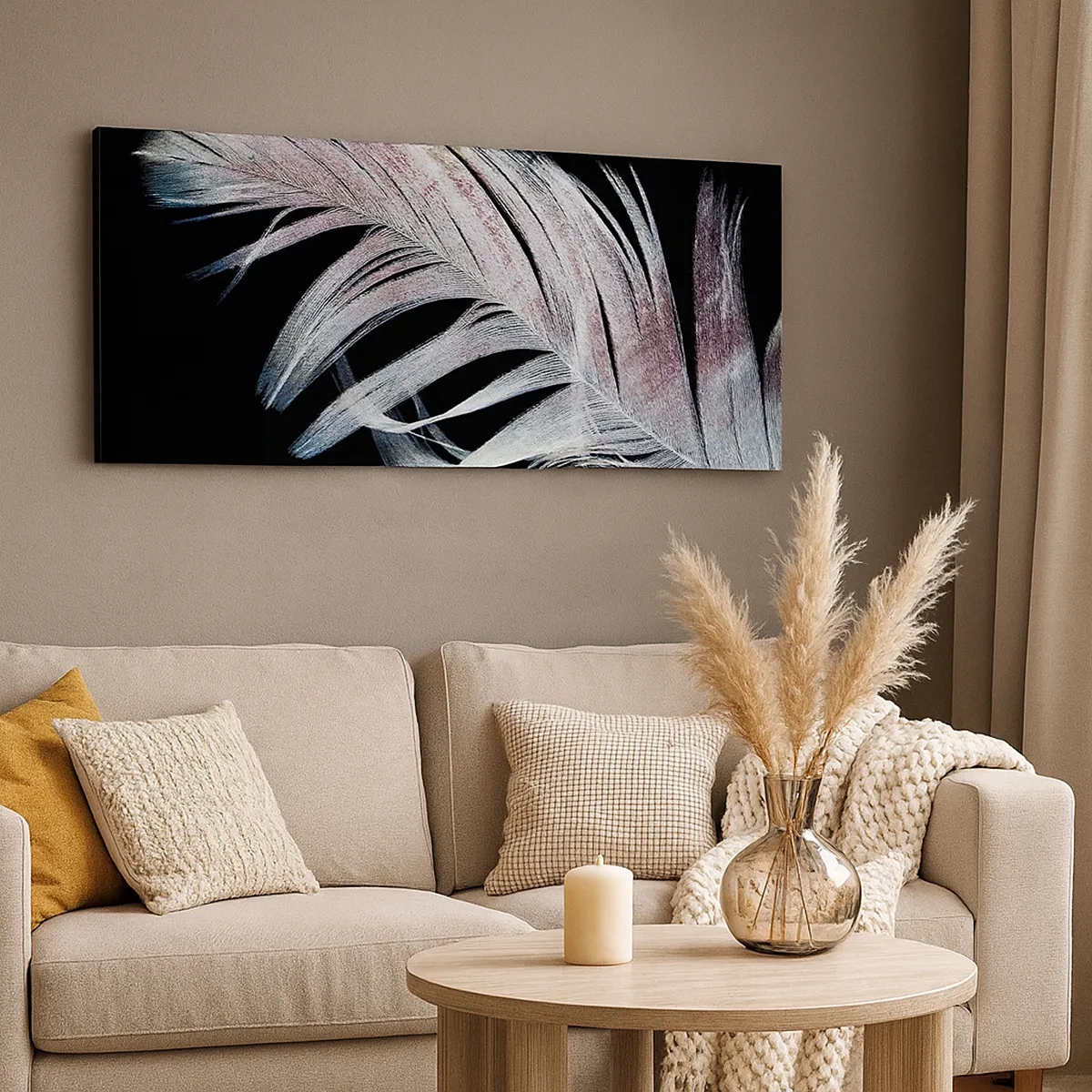 Canvastavla - Bild på duk - Tänk på smekning - 30x30 cm