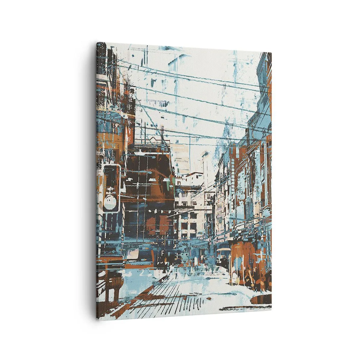 Canvastavla - Bild på duk - Igenkänd stadsled - 50x70 cm