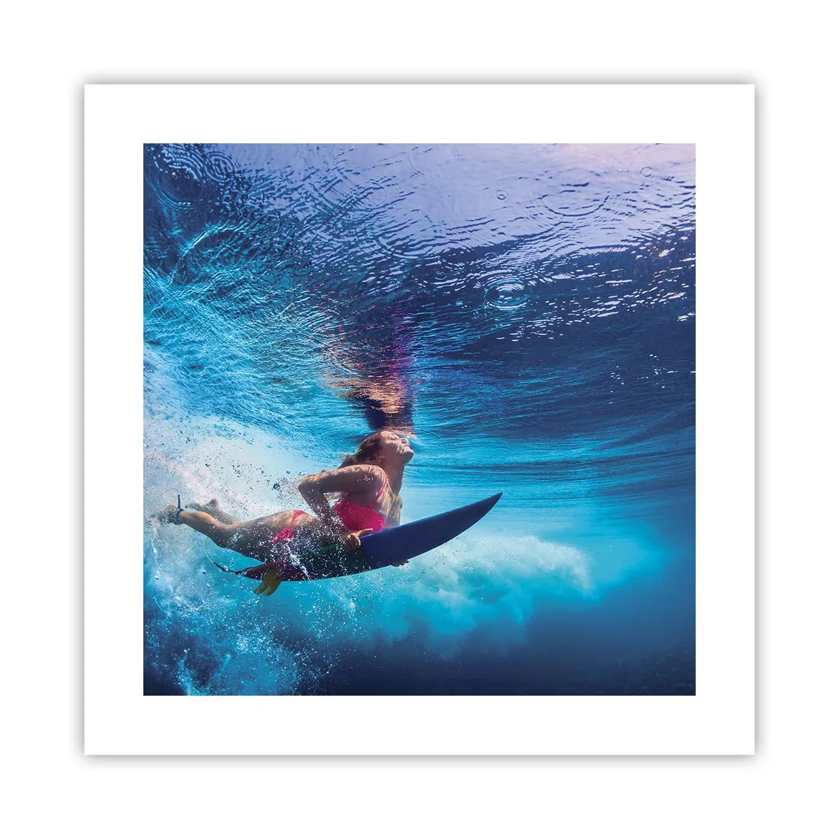 Affisch - Glädjens djup - 40x40 cm