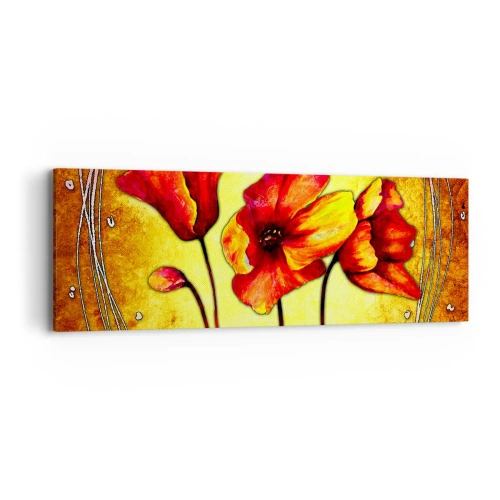 Canvastavla - Bild på duk - Dekoration i Jugendstil - 90x30 cm