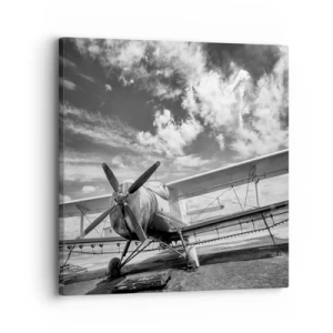 Canvastavla - Bild på duk - Jag kan inte vänta! - 30x30 cm