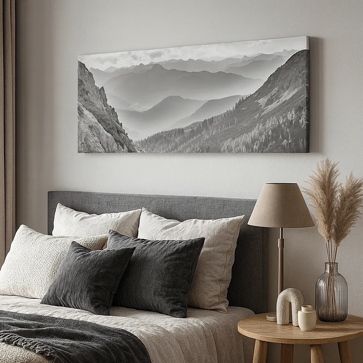 Canvastavla - Bild på duk - Ända fram till horisonten - 30x30 cm