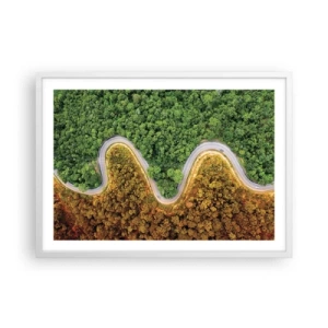 Affisch i vit ram - Gränser och genombrott - 70x50 cm