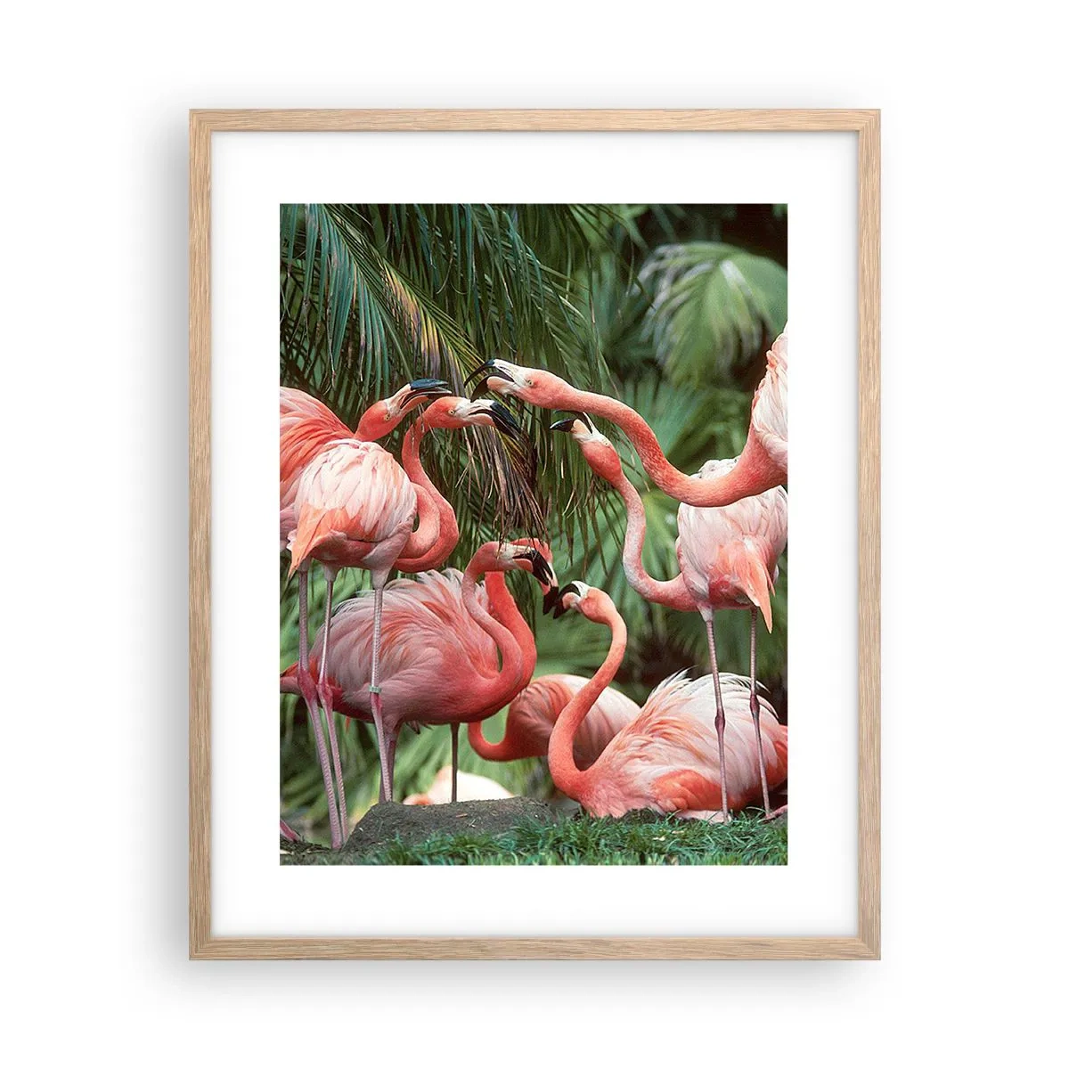 Affisch i ram av ljusek - Eftermiddags skvaller - 40x50 cm