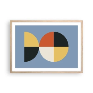 Affisch i ram av ljusek - Titta och räkna - 70x50 cm