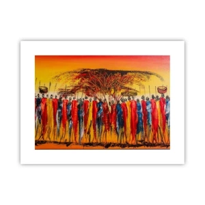 Affisch - Dit, dit, dit de går - 40x30 cm