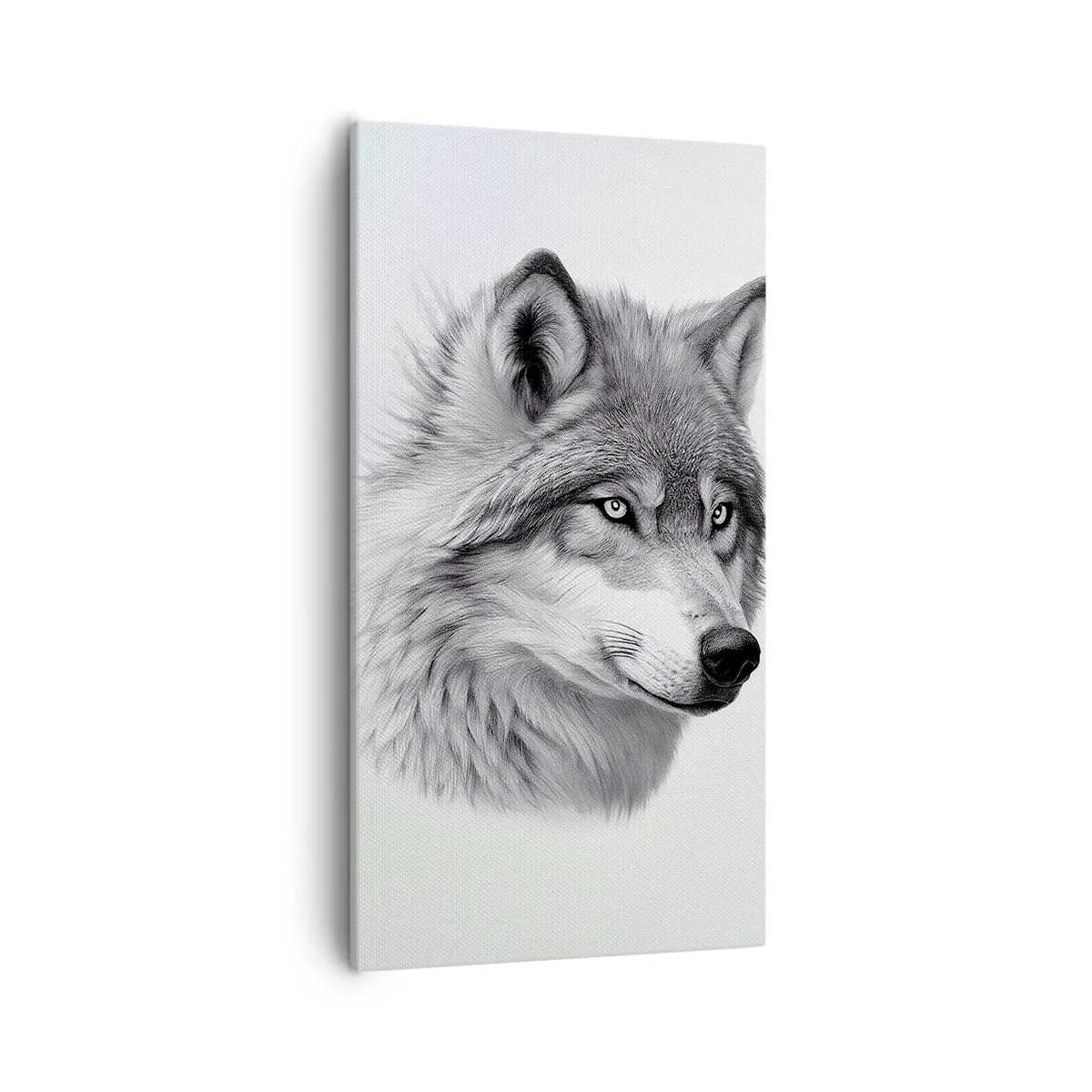 Canvastavla - Bild på duk - Alfa - utan tvekan - 55x100 cm