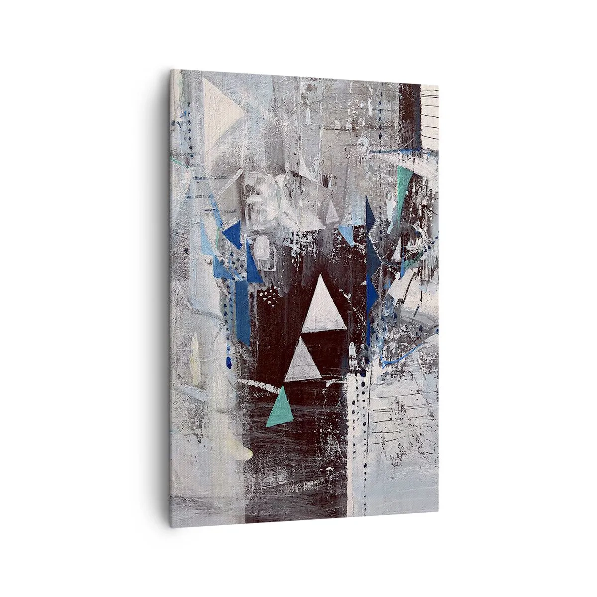 Canvastavla - Bild på duk - Trianglarnas överordnade ordning - 80x120 cm