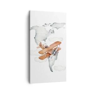 Canvastavla - Bild på duk - I den banbrytande andan - 45x80 cm