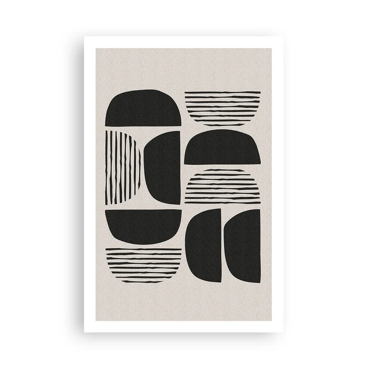 Affisch - Arrangemang med halvor - 61x91 cm