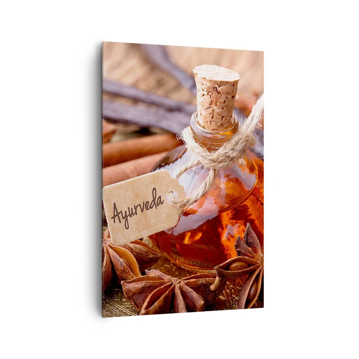 Canvastavla - Bild på duk - Mot kroppens och själens enighet - 80x120 cm