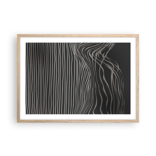 Affisch i ram av ljusek - Rytm och accent - 70x50 cm