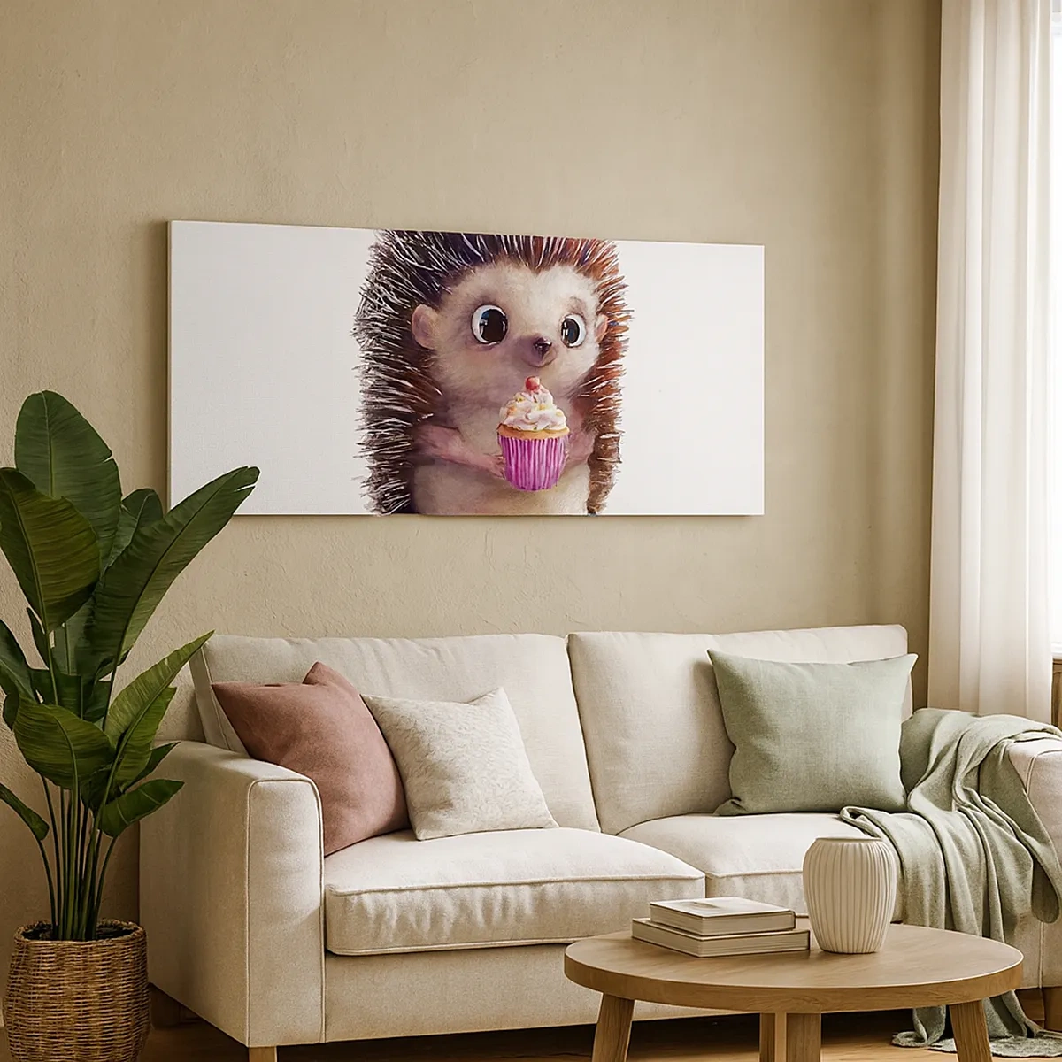 Canvastavla - Bild på duk - Varje dag är helgdag - 30x30 cm