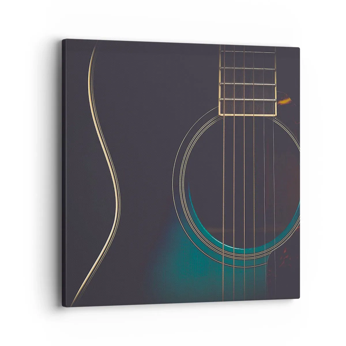 Canvastavla - Bild på duk - Ett ögonblick innan det ljuder - 40x40 cm