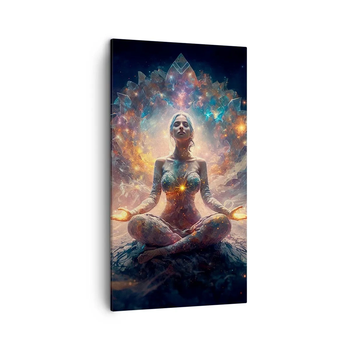 Canvastavla - Bild på duk - Flöde av god energi - 45x80 cm