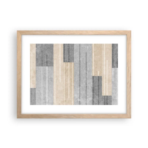 Affisch i ram av ljusek - Komposition: allt i lod - 40x30 cm