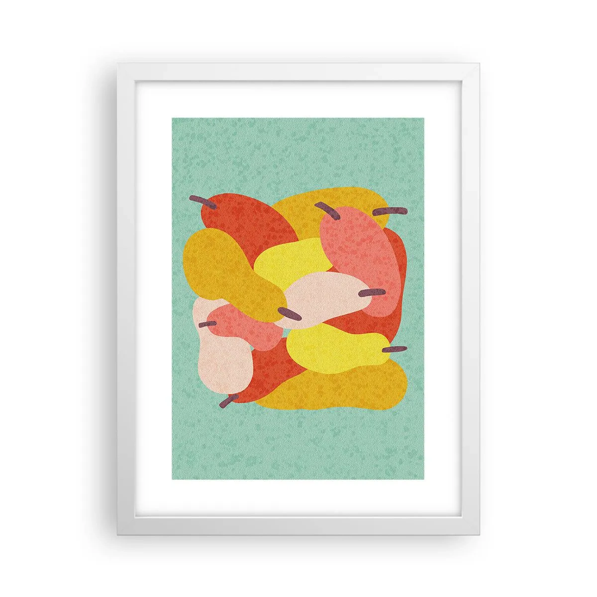 Affisch i vit ram - Smaka på sommarsolen - 30x40 cm