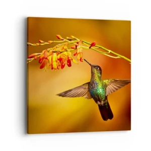 Canvastavla - Bild på duk - Ljusbud enligt Mayafolket - 40x40 cm