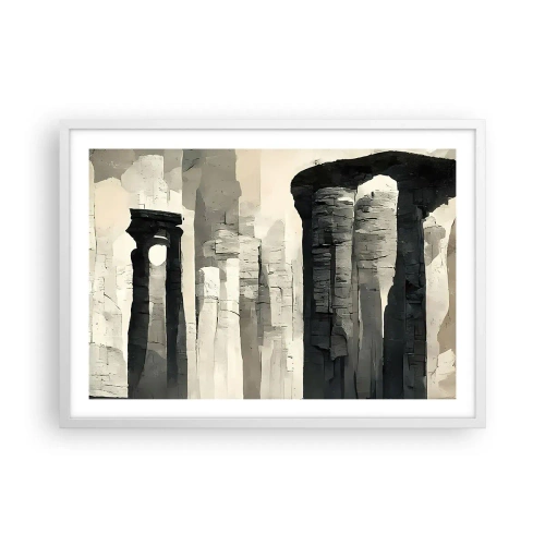 Affisch i vit ram - Antikens majestät - 70x50 cm