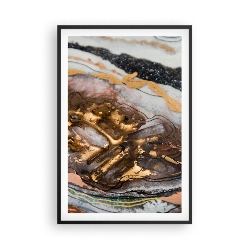 Affisch i svart ram - Jordens element - 61x91 cm
