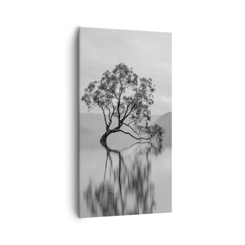 Canvastavla - Bild på duk - Det finns ett land - 55x100 cm