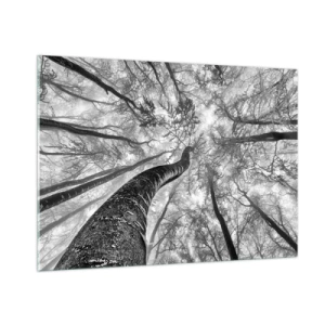 Glastavla - Bild på glas - Kapplöpning mot ljuset - 100x70 cm