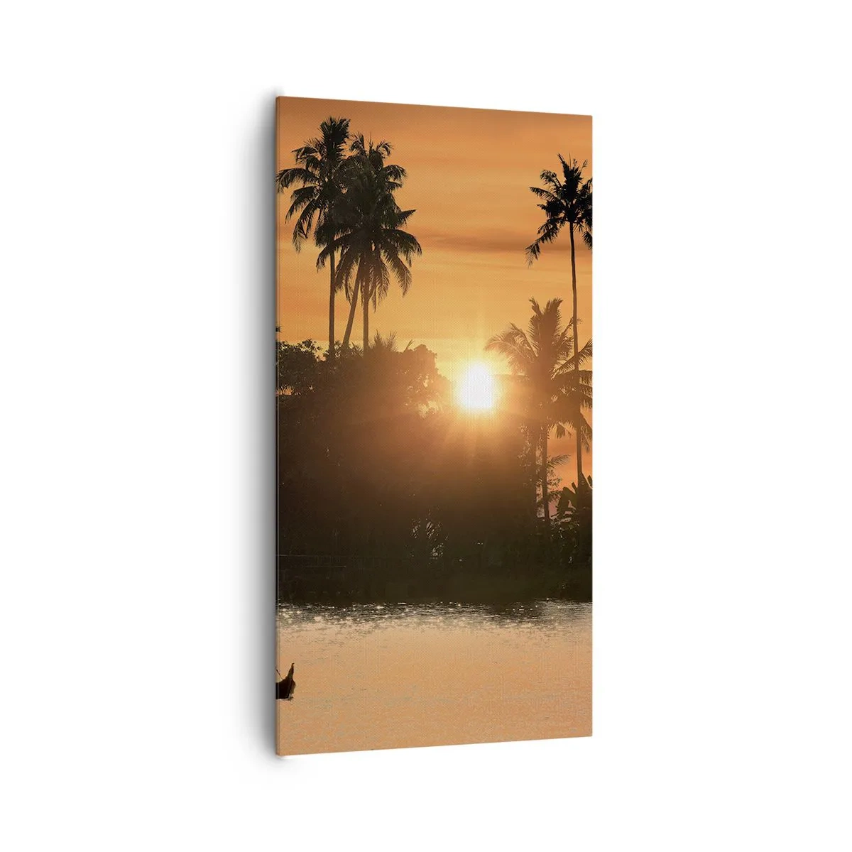 Canvastavla - Bild på duk - Dags att vila - 65x120 cm