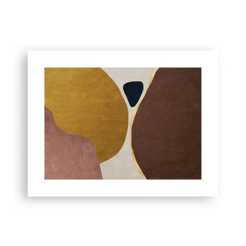 Affisch - Abstraktion - en plats i rymden - 40x30 cm