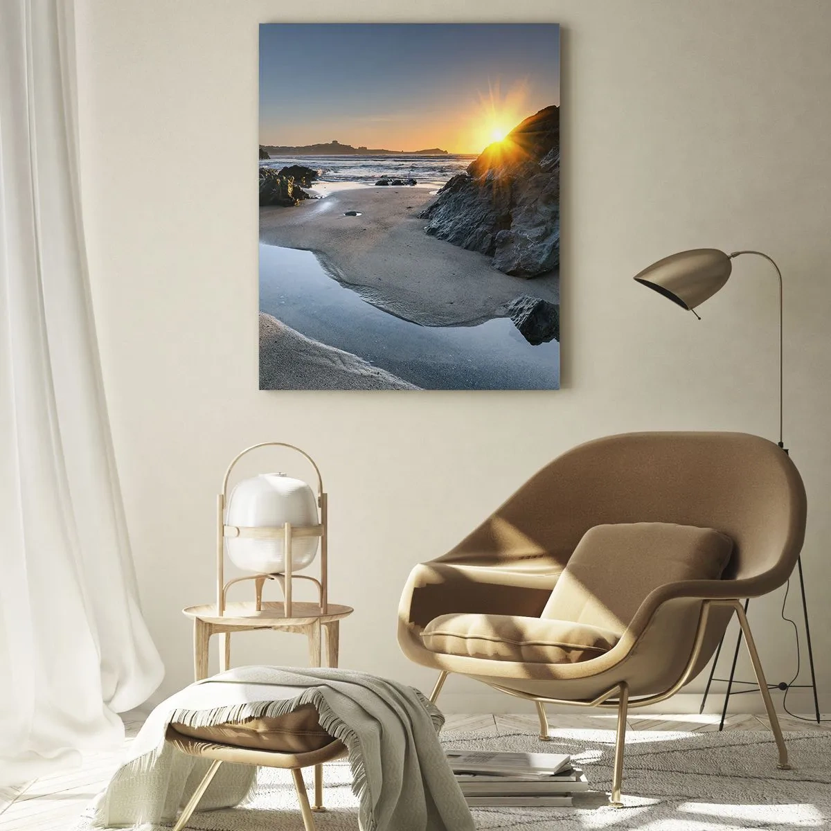 Glastavla - Bild på glas - Orörd av människan - 50x70 cm