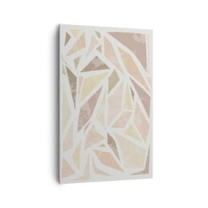 Canvastavla - Bild på duk - Komposition av färgat glas - 80x120 cm