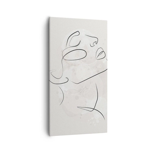 Canvastavla - Bild på duk - Drömmens kontur - 55x100 cm
