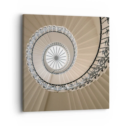 Canvastavla - Bild på duk - I musslans mitt - 40x40 cm