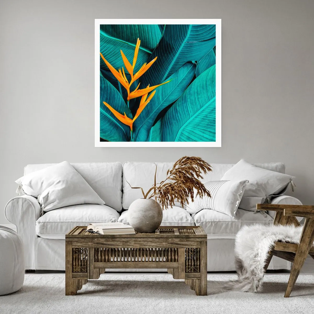 Affisch - Edens blomma - 60x60 cm
