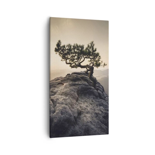 Canvastavla - Bild på duk - Livet vinner alltid - 55x100 cm