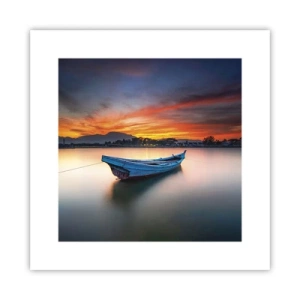 Affisch - Det kommer en god natt - 30x30 cm