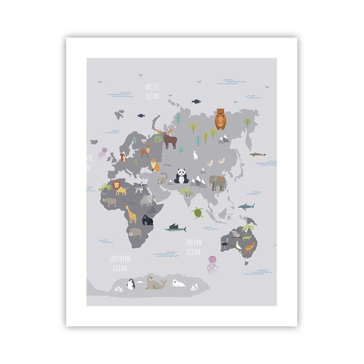 Affisch - Säg varifrån du är... - 40x50 cm