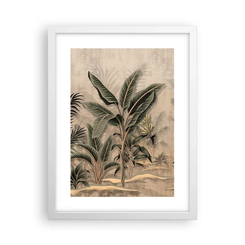 Affisch i vit ram - Bild i kolonial stil - 30x40 cm