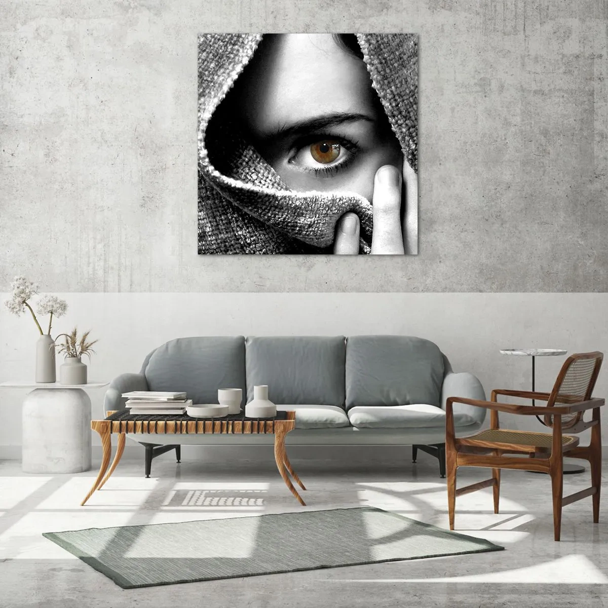 Glastavla - Bild på glas - Lär känna hemligheten - 40x40 cm