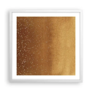 Affisch i vit ram - Ljusets födsel - 50x50 cm