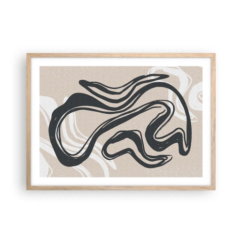 Affisch i ram av ljusek - Mångfaldigt uttryck - 70x50 cm