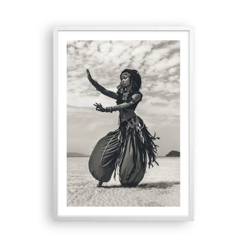 Affisch i vit ram - Sydliga öars dans - 50x70 cm