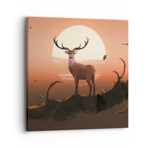 Canvastavla - Bild på duk - Denna natt är inte lik de andra - 40x40 cm