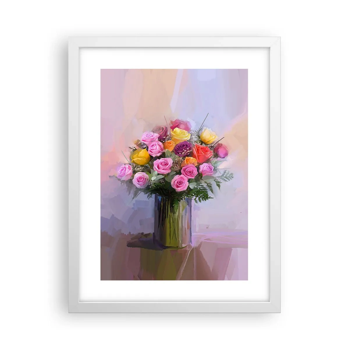 Affisch i vit ram - Stoppad skönhet - 30x40 cm