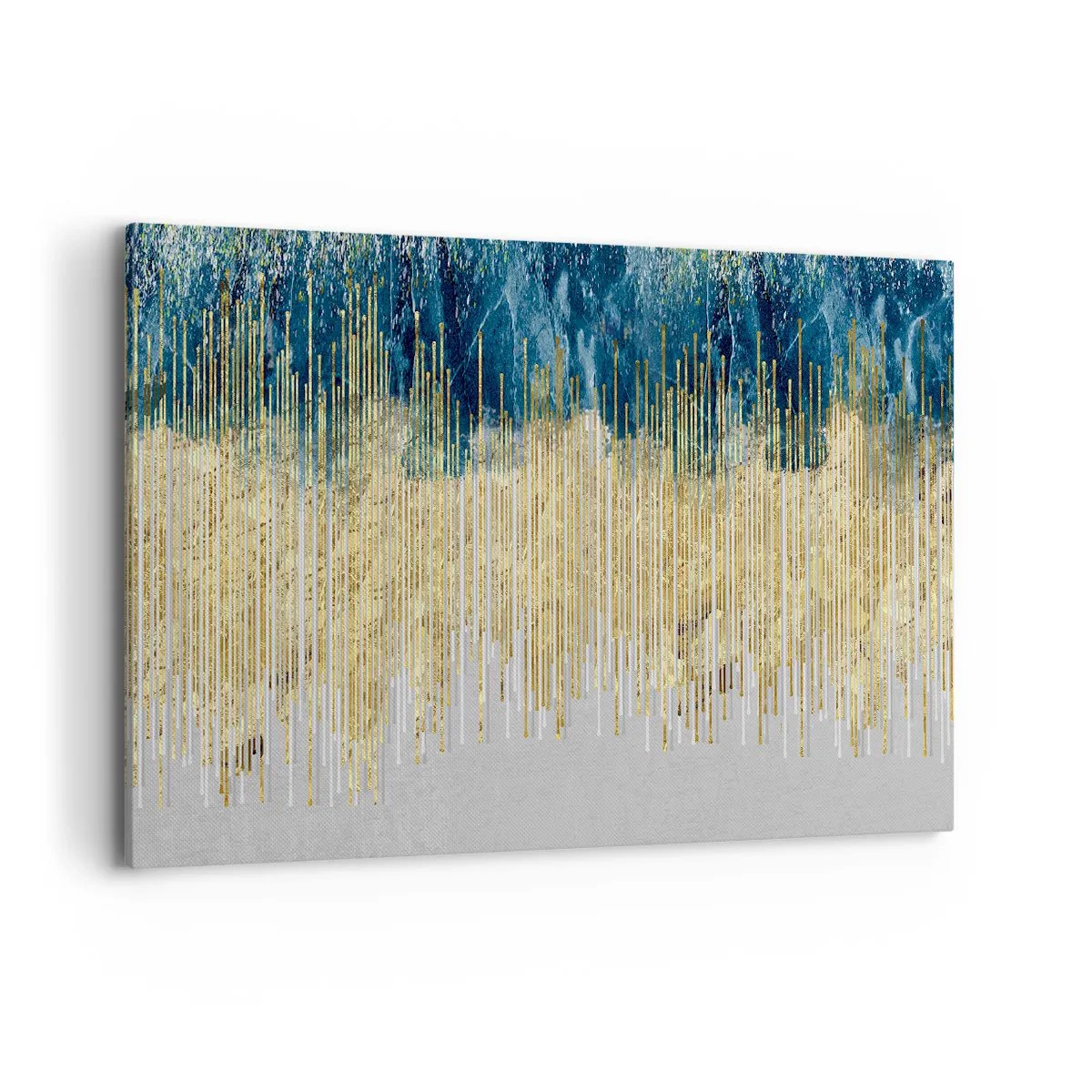 Canvastavla - Bild på duk - Förgylld gräns - 120x80 cm