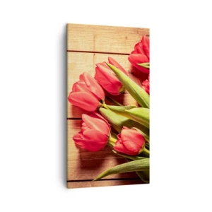 Canvastavla - Bild på duk - Vårförklaran - 45x80 cm