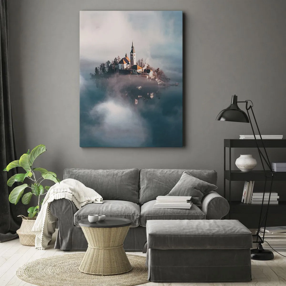 Canvastavla - Bild på duk - Drömö - 50x70 cm