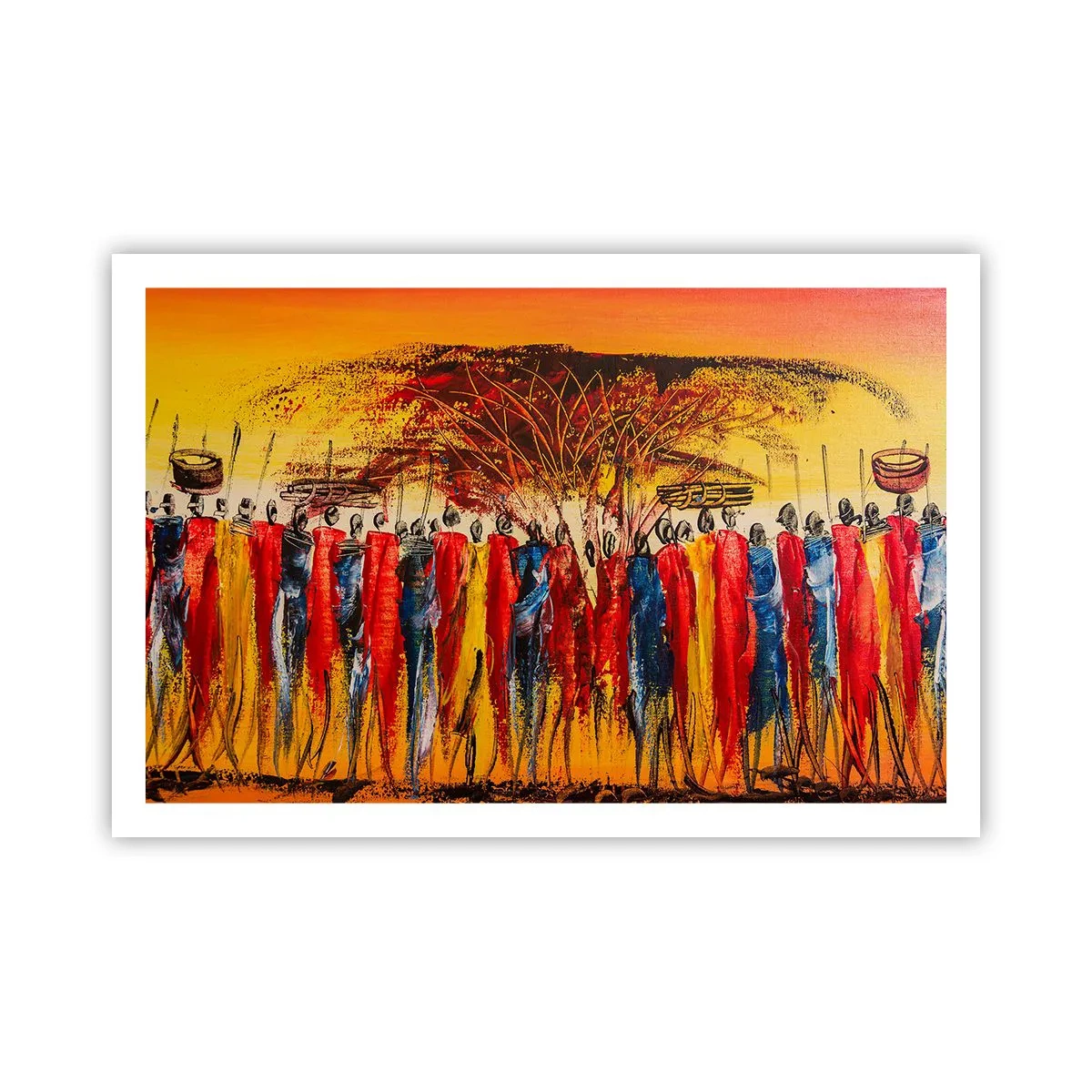 Affisch - Dit, dit, dit de går - 91x61 cm