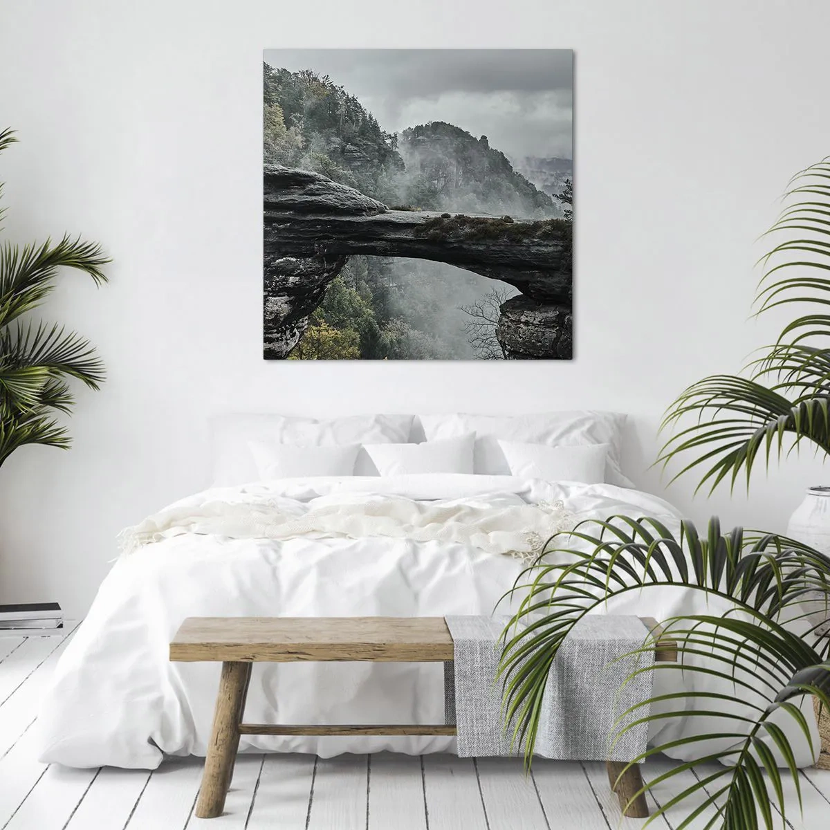 Canvastavla - Bild på duk - Äventyret är på väg att börja - 60x60 cm