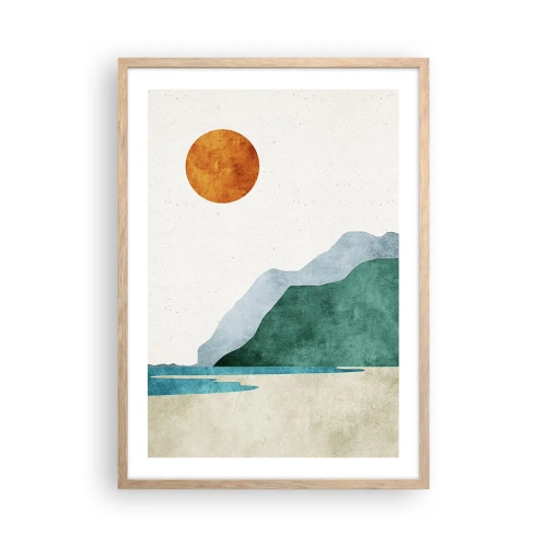 Affisch i ram av ljusek - Landskap som det borde vara - 50x70 cm